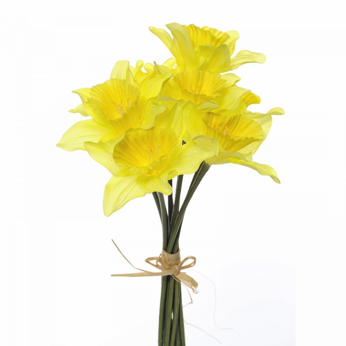 Artificial Daffodil Plant 9 Stem Bunch 33cm Etsy
