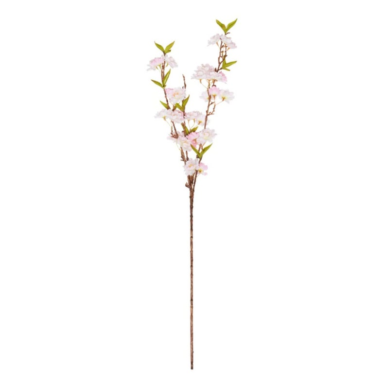 Faux Silk Cherry Blossom Stem 89cm35 Inches Pink