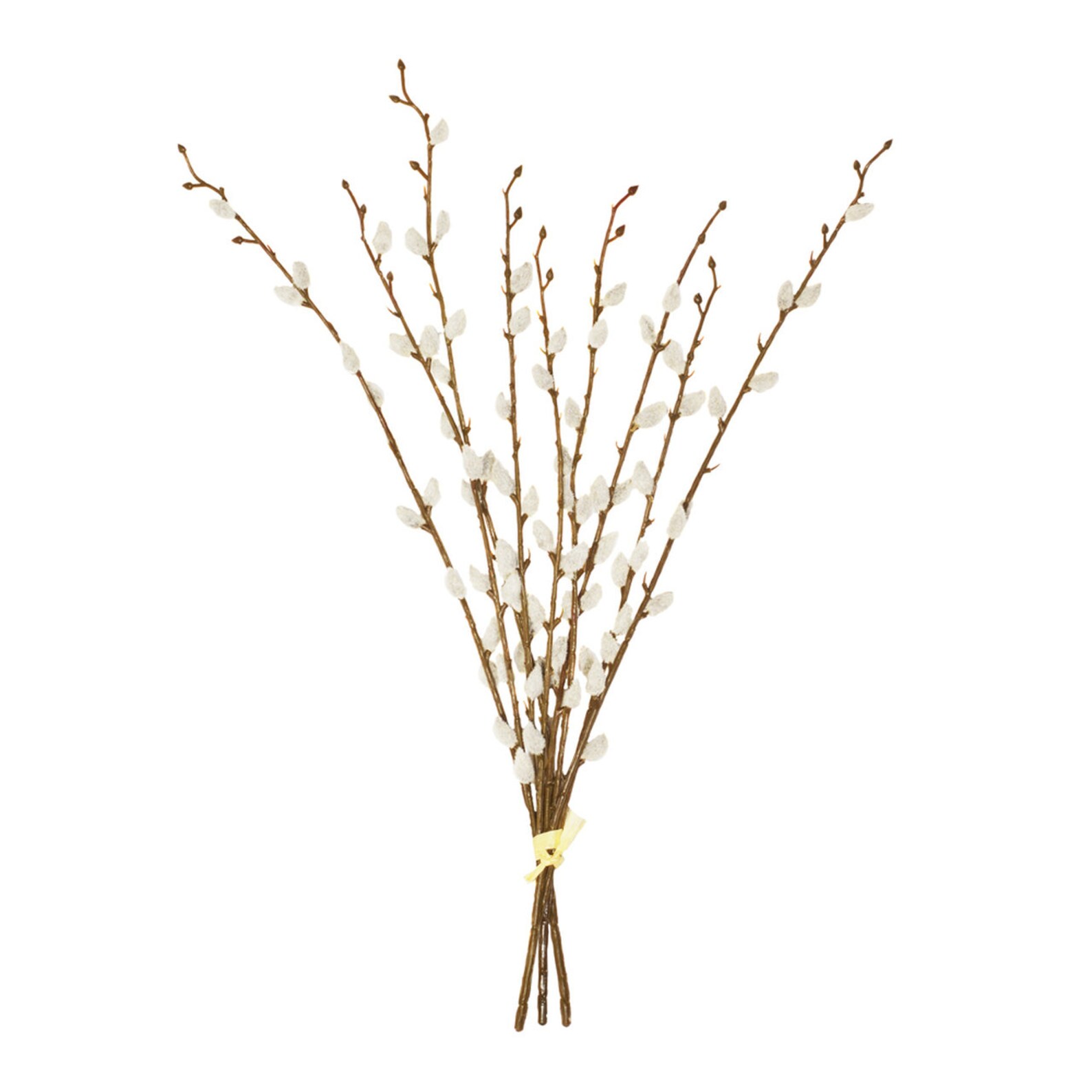 Pussy Willow Bundle of 3 Artificial Stems 55cm image 0.
