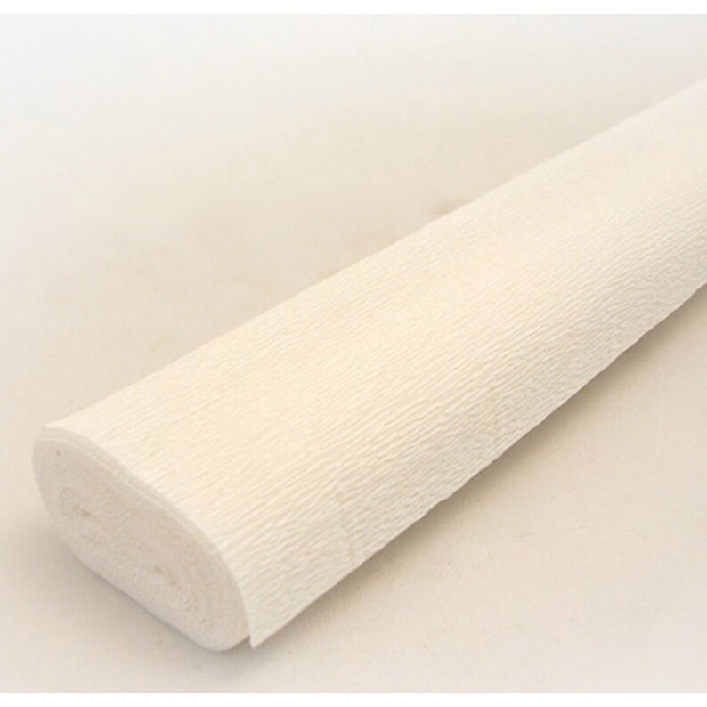 Crepe Paper 50cm White 600 Etsy