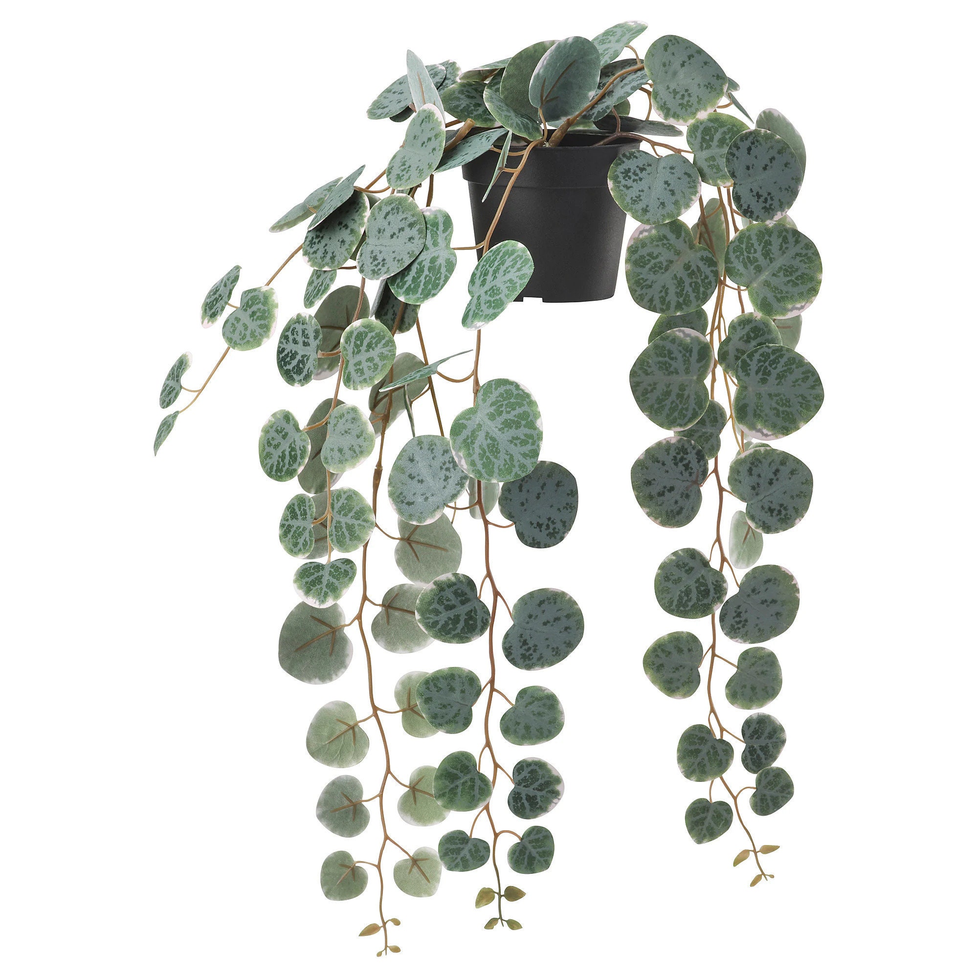 whyshare Artificial potted plant, in/outdoor hanging/String of hearts…