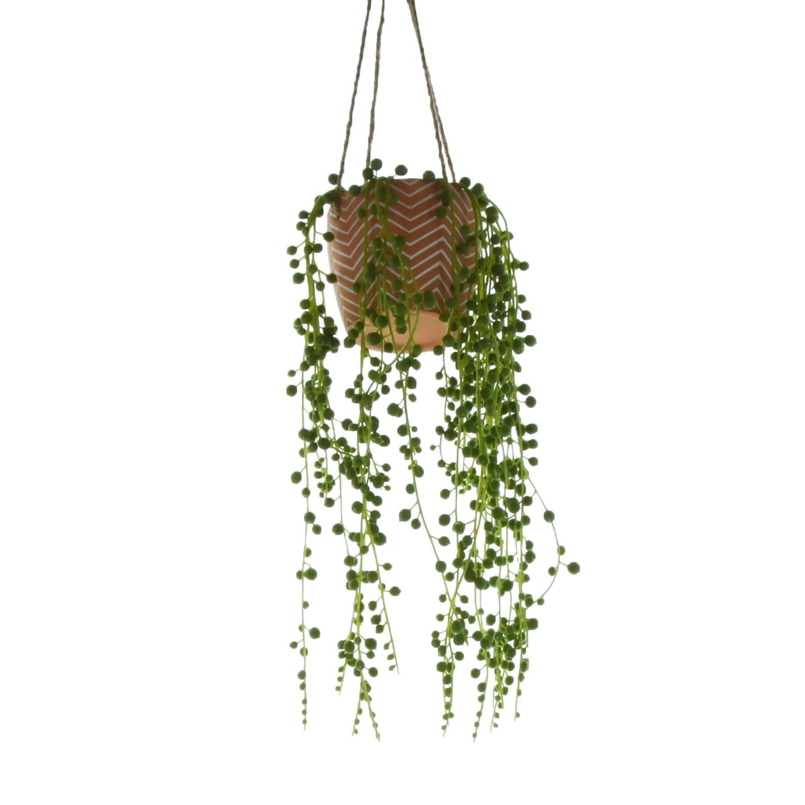 Artificial Hanging Succulent Trail Senecio String of Pearls Etsy
