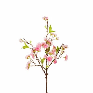 Fuji Cherry Blossom Spray 45cm Rosa Scuro