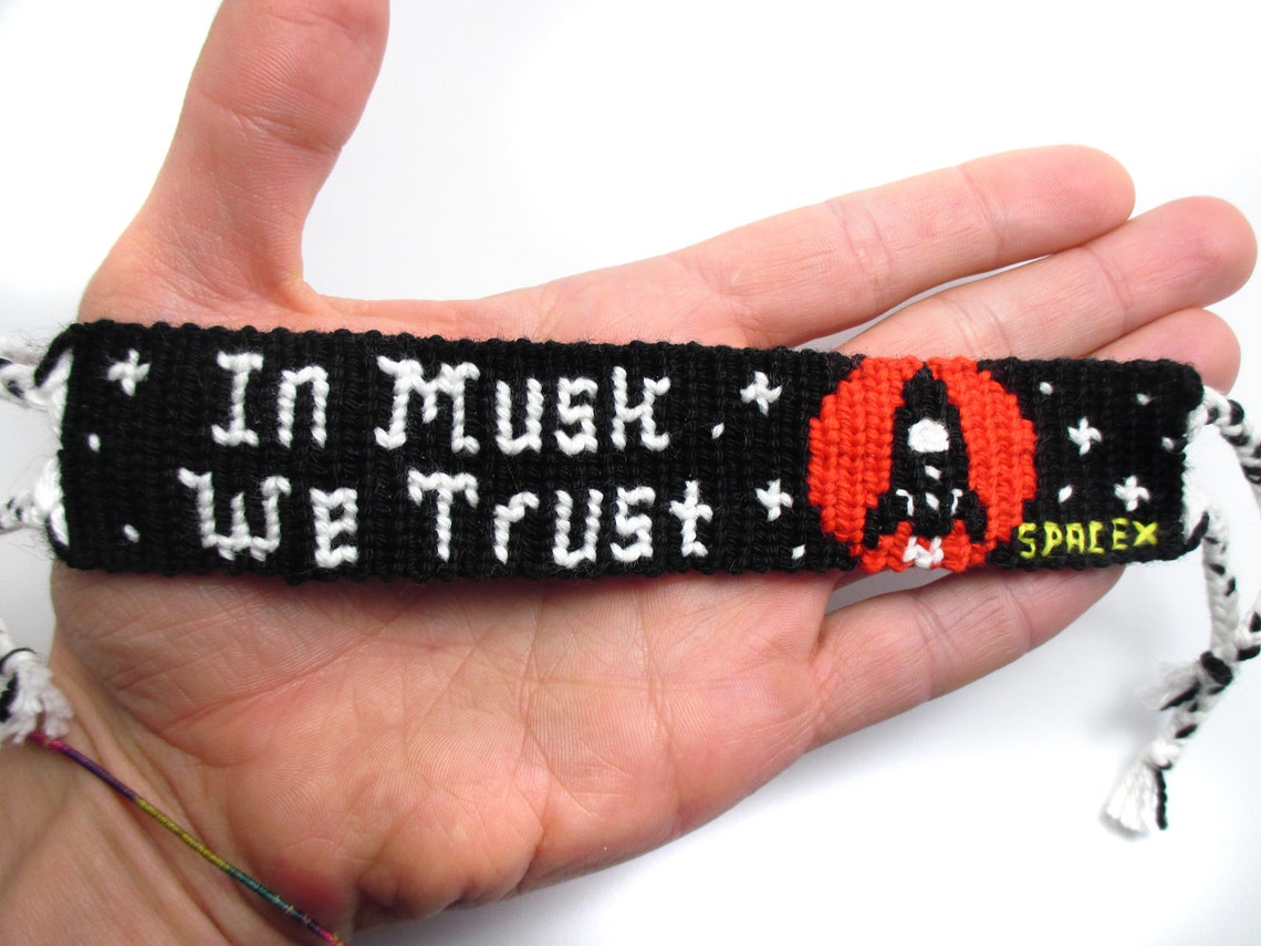 Spacex Gift Elon Musk Art Art Spacex Mars Bracelet Etsy