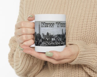 Taza de cerámica New York The Good Old Days, 11 oz