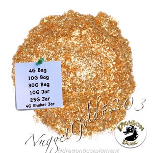 MEYSPRING Peach Gold Mica Powder for Epoxy Resin - 50 Grams -  Great for Resin Art, Resin Jewelry and UV Resin - Cosmetic Grade Mica Powder