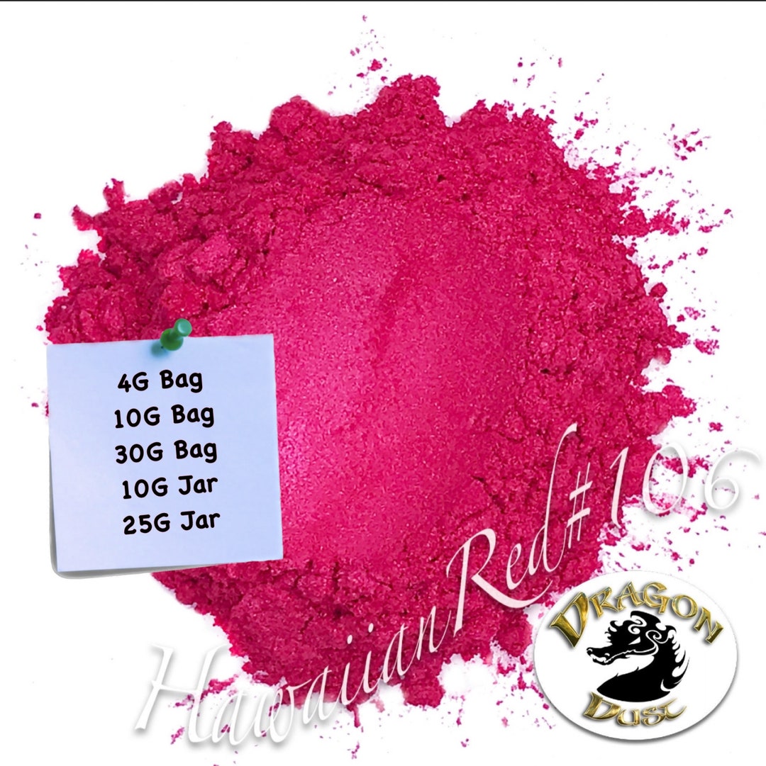 Red Mica Powder Pigments for Resin Jewelry, Nail Polish, Bath Bombs