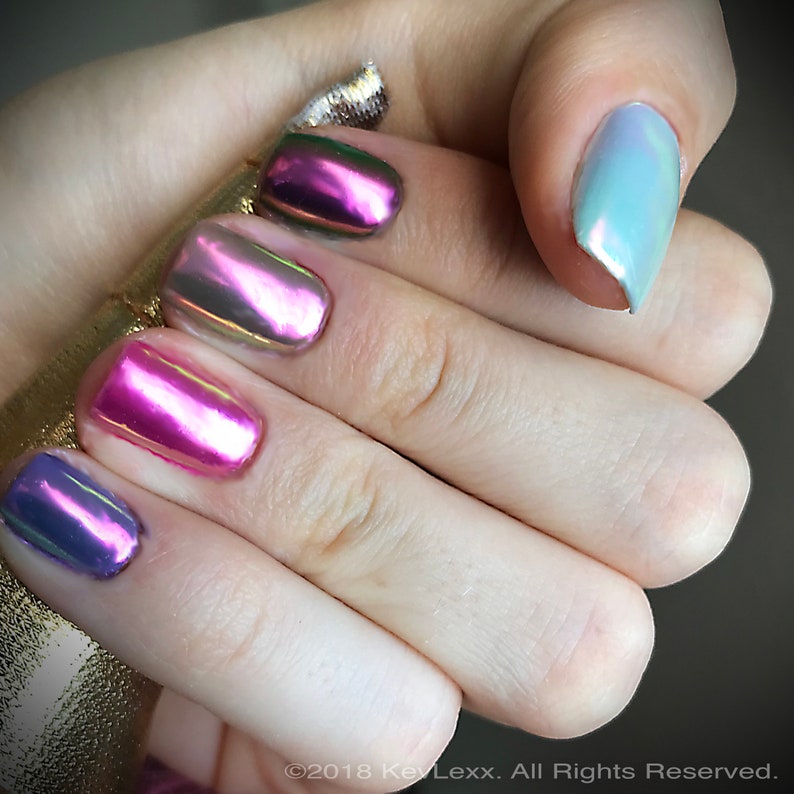 Mirror Powder Special FX MultiColor 5Shade Set Mirror Powder Etsy