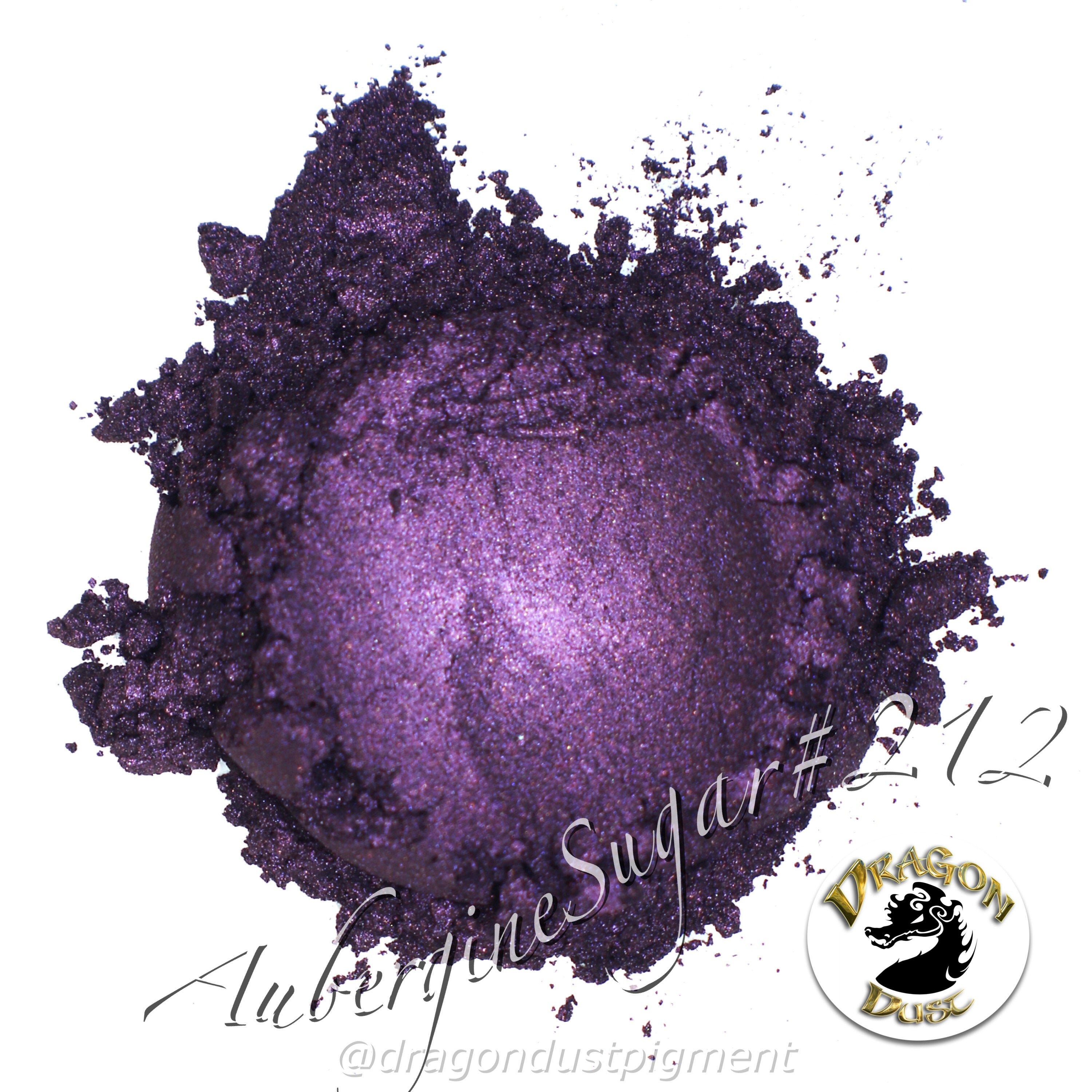 Mica Powder 10g AUBERGINE SUGAR Purple 212 Mica Pigment Etsy