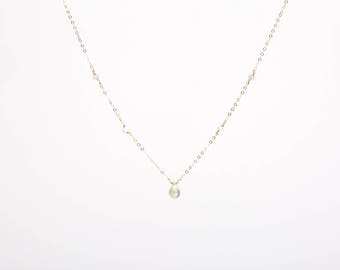 Flora Prehnite necklace