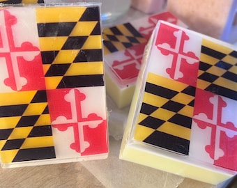 Maryland Flag Soap Full Bar