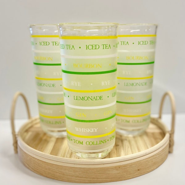 Set of 4 Patio Bar Glasses