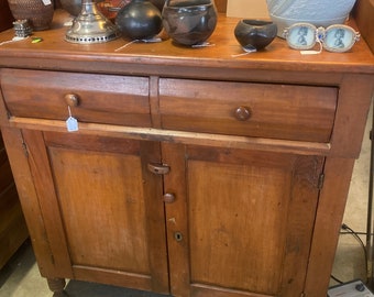 19th century jelly cupboard handmade hidden dovetails on drawers