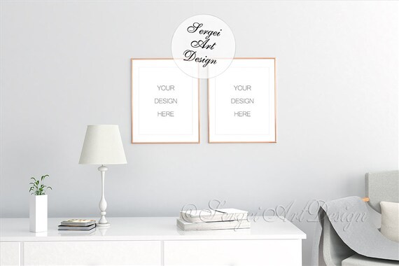 8x10 16x20 24x30 Set Of 2 Digital Gold Frames 8x10 16x20 24x30 Set Of 2 Digital Gold Frames