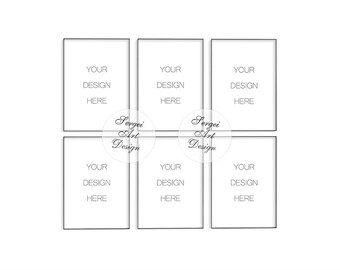 Frame Wall Mock Up Etsy