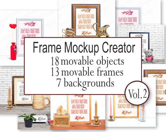 Moveable Mockup Scene Creator With Moveable Objects Frame Mockup Moveable Mockup Scene Creator With Moveable Objects Frame Mockup