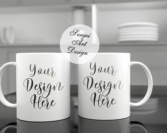 Double Mug Mockup Etsy