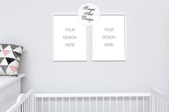 Download A3 Set Of 2 Frames Mock Up Poster Frame Downloads 3d Mockups PSD Mockup Templates