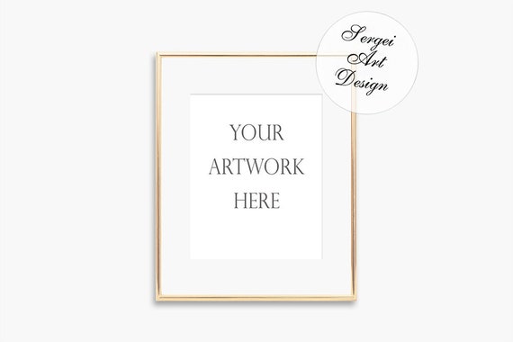 8x10 Gold Frame Mockup Stock Photo Styled Photography Gold 8x10 Gold Frame Mockup Stock Photo Styled Photography Gold