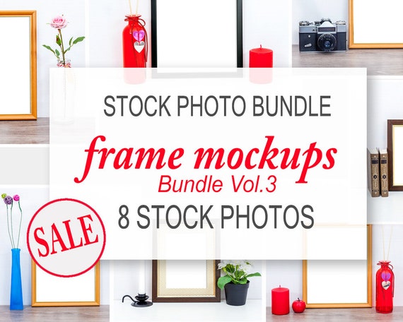 Frames Mockup Bundle Picture Frames Empty Frames Picture Frames