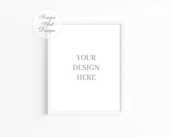 Mock Up Frame Kitchen Digital Frame Wood Mockup Picture Frame White Picture Frame 8x10 Vertical Frame
