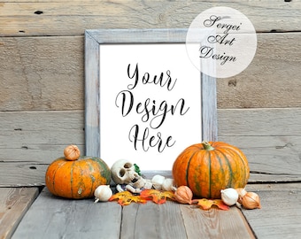 Download Halloween Frame Mockup Fall Styled Frame Halloween Styled Frame Rustic Wooden Mockup 8x10 Vertical Frame Mock Up Simple Frame Mockup Free Downloads T Shirt Mockups PSD Mockup Templates