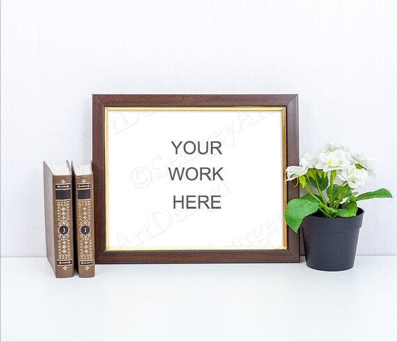 Styled Frame Mock Up 8x10 Digital Frame Frame Mock Up Psd Etsy