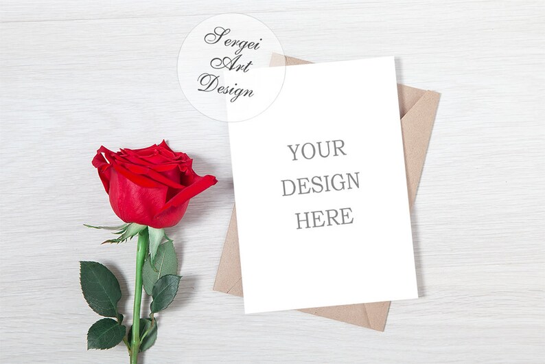 Phone Mockup with Roses