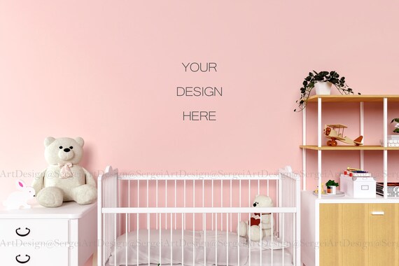 Baby Room Mockup Nursery Mock Up Jpg Mockup Scene Interior Etsy