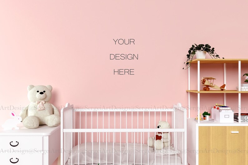 Baby Room Mockup Nursery Mock Up JPG Mockup Scene Interior Etsy