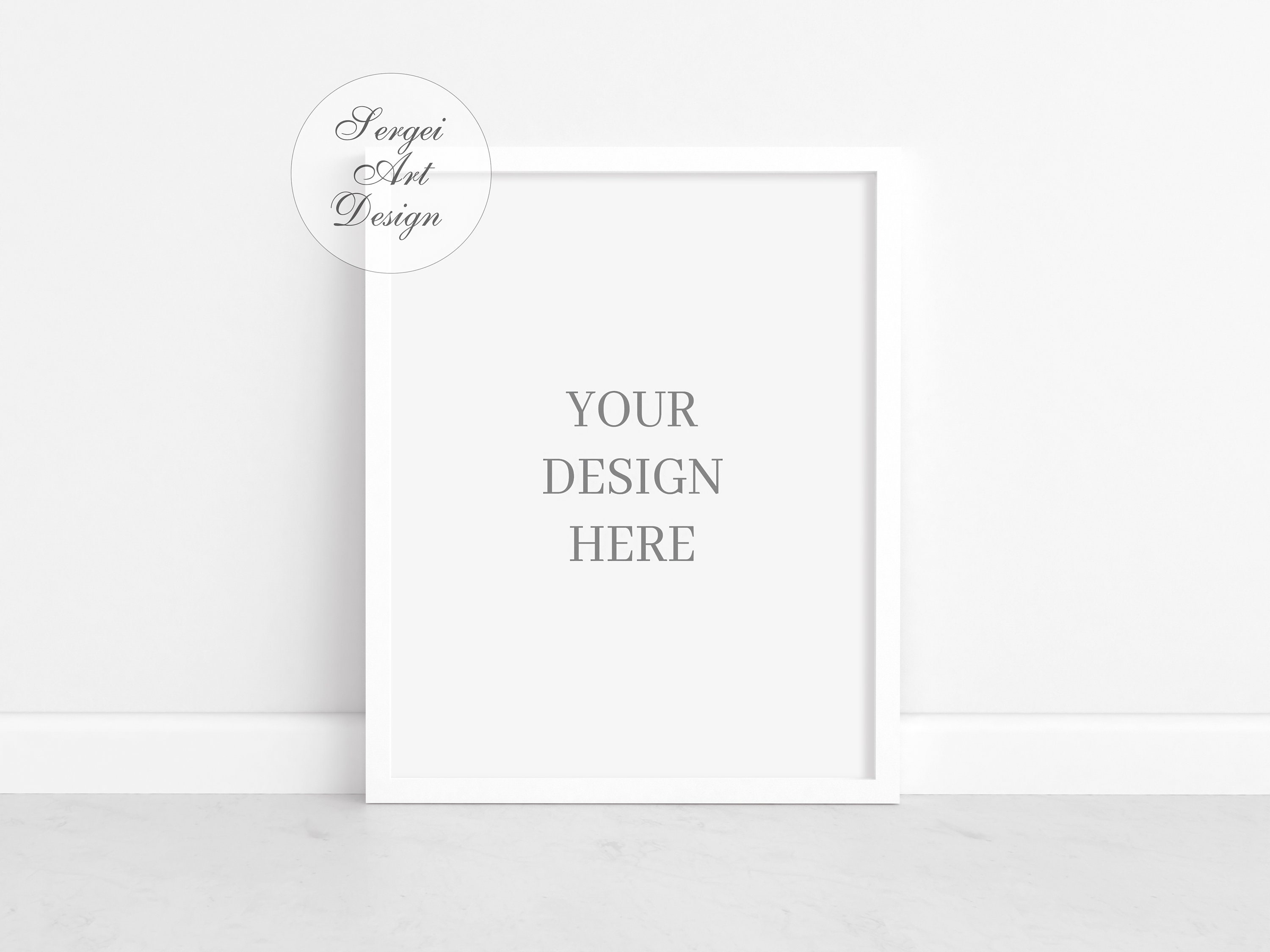 8x10 Frame Mockup White Frame Mockup Vertical Mock Up Etsy