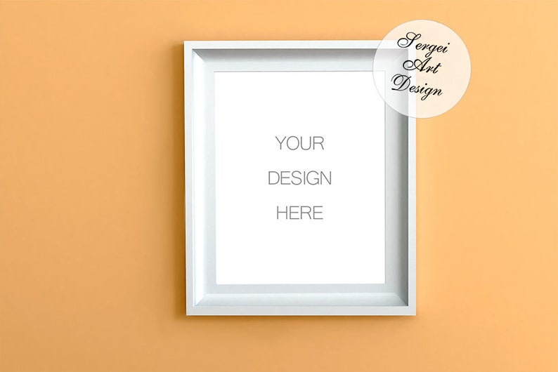 Download 8x10 16x20 24x30 Digital White Frame Mockup Styled Frame ...