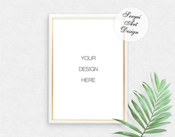 Download A4 Frame Mockup Bundle Different Background Colors Frame Etsy