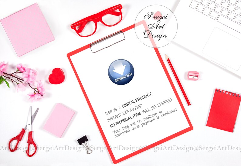 Download A4 To-Do List Mockup on the Table Daily Planner Mock up | Etsy