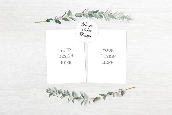 Party Invitation Card Template Styled Stationery 5x7 Blank Etsy