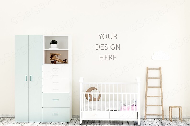 Download Baby Room Mockup Wall Decor Mockup Nursery Mock Up Digital | Etsy