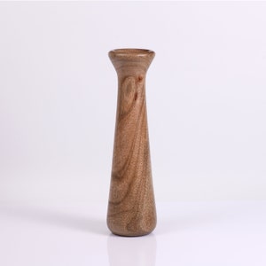 Handmade Oak Wood Longneck Vase - Classic Design Wooden Vase - Wedding Gift - Wood Art - Woodturning Art - Decorative Vase