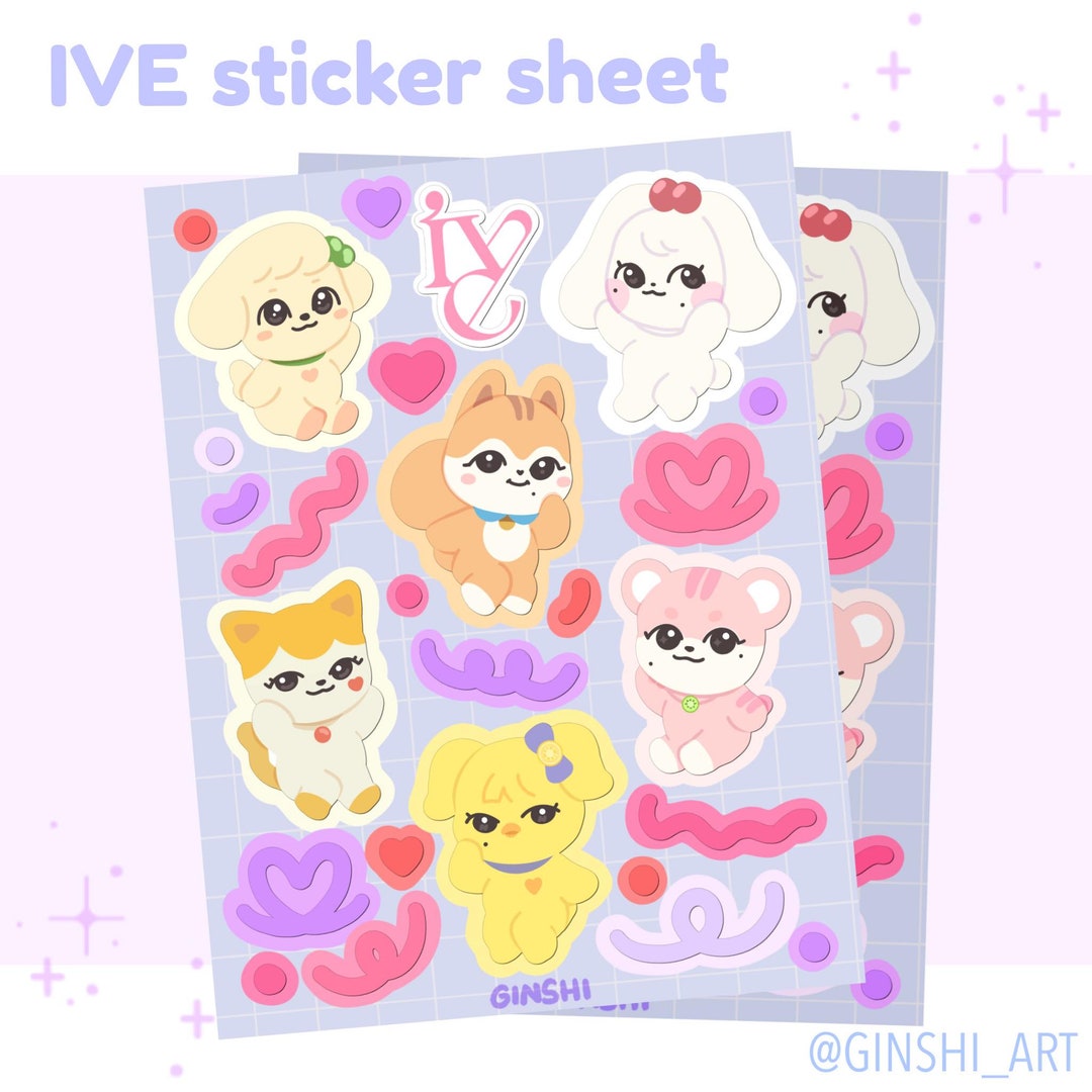 Sticker Mail I've IVE | Deco Sticker Sheet - Etsy