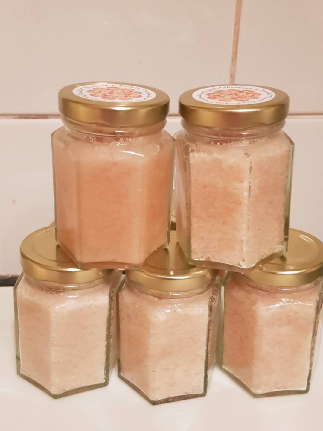 Pink Himalayan Salt Body Scrub With Lavender Oil. - Etsy