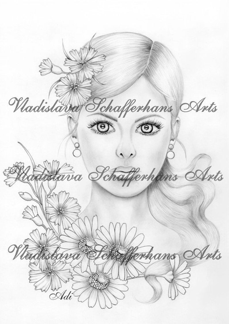 990 Flower Meadow Coloring Pages Images & Pictures In HD