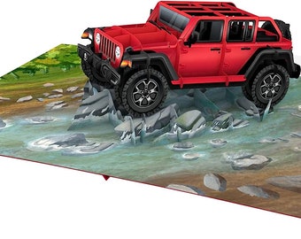 Off-Road Vehicles - WOW 3D Greeting Pop Up Card for All Occasions | Free Ship | 5x7 inch