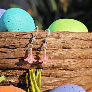 Alice in Wonderland Flower Earrings