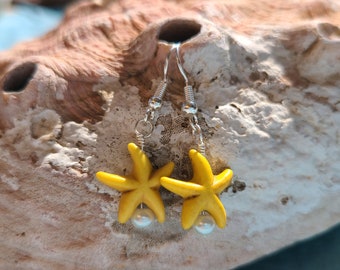 Brincos Estrela do Mar Pequena Sereia