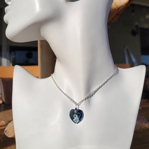 Heart of the Ocean Blue Swarovski Heart Necklace