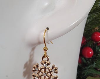 Snowflake Christmas Earrings
