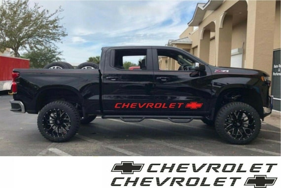 Chevrolet 454 SS Muscle Truck Tailgate Vinyl Decals choose Color