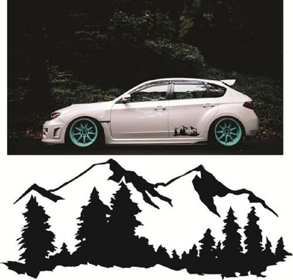 WRX sticker decal subaru perforamance AWD WRX STI TURBO IMPREZA tuning Pair