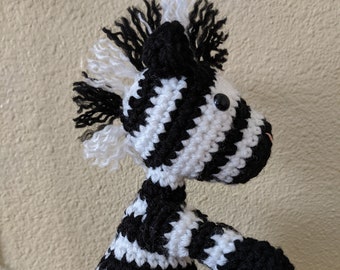 Cute Stuffed Zebra, Kid's Small Plush Stuffed Animal Toy, Gift for Kids, Unisex Toys, Striped Zebra Horse, Wild Animals, Animal Lovers