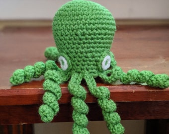 Simpatico polpo ripieno, giocattolo animale peluche per bambini, regalo per baby shower, creature marine, animali dell'oceano, giocattolo unisex, neonato, giocattolo sicuro prematuro