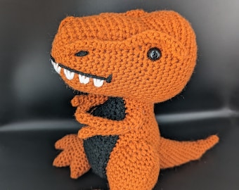 Dinosauro T-Rex ripieno, peluche Tyrannosaurus Rex, simpatici animali di peluche, regali per bambini, giocattoli per ragazzi, animali Amigurumi all'uncinetto, TRex